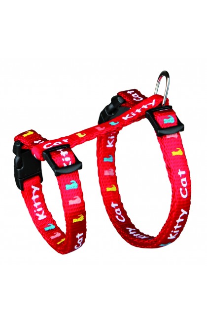 Harnais chaton avec laisse nylon 1,20 m