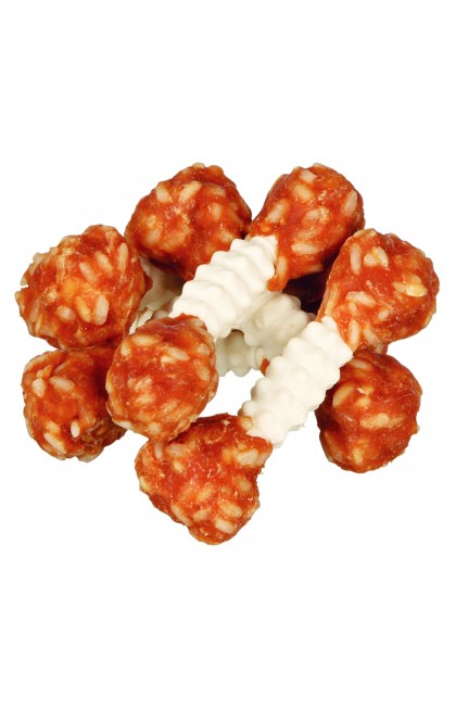 Haltère à mâcher Denta Fun au poulet 6 Pcs/100 g