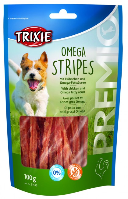 PREMIO Omega Stripes poulet 100 g