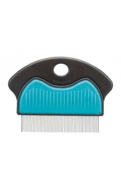 Peigne double anti-puces et poussière métal