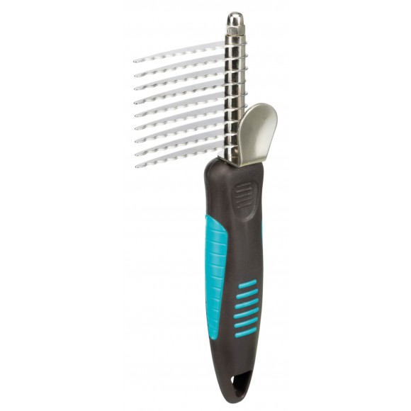 Peigne démêlant avec bords serrés pour chiens